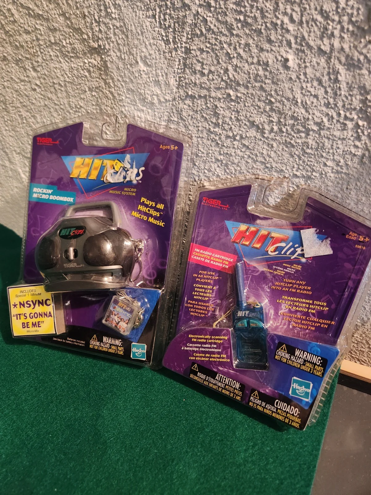 Hit Clips Rockin' Micro Boombox Vintage Tiger Player with NSYNC and Radio