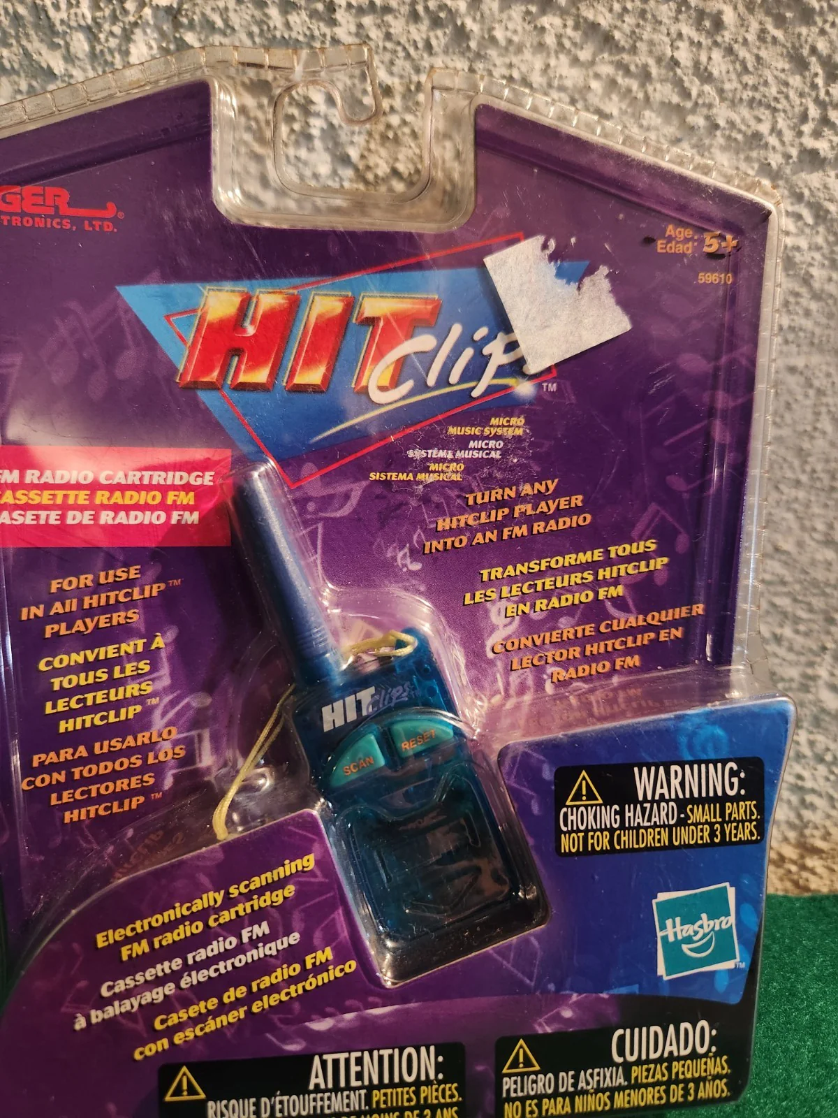 Hit Clips Rockin' Micro Boombox Vintage Tiger Player with NSYNC and Radio - Image 7
