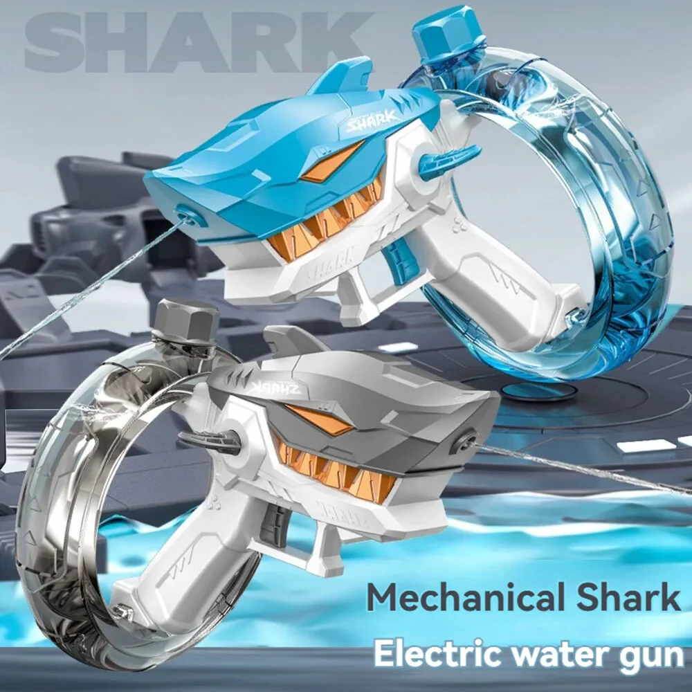 Electric Shark Water Gun Toy Fully Automatic Continuous Fire Large Capacity - Image 8