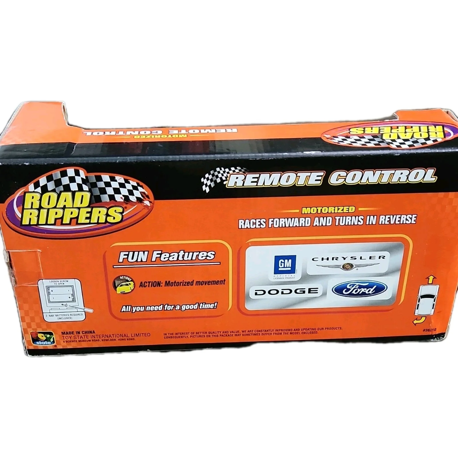 Limited Edition 2005 Road Rippers Chevrolet SSR Yellow Remote Control Car - Image 7