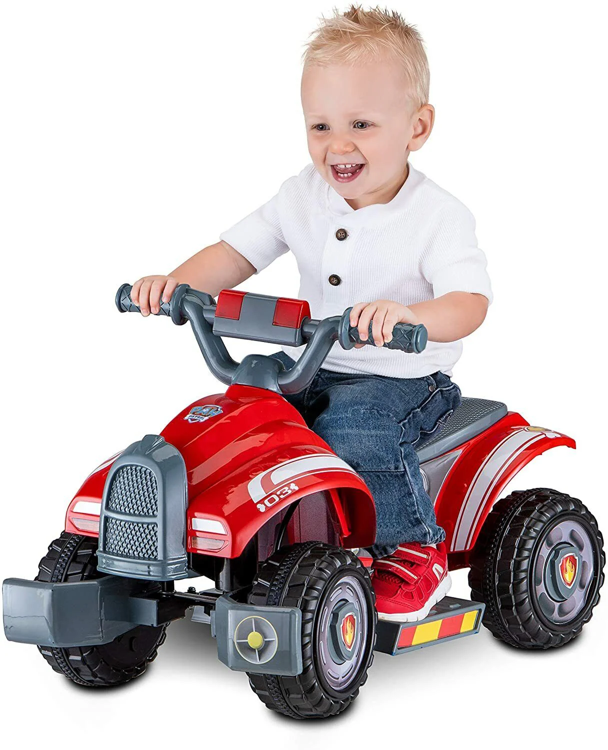 Nickelodeon PAW Patrol Marshall Quad 6V Ride-On - Red - Image 2