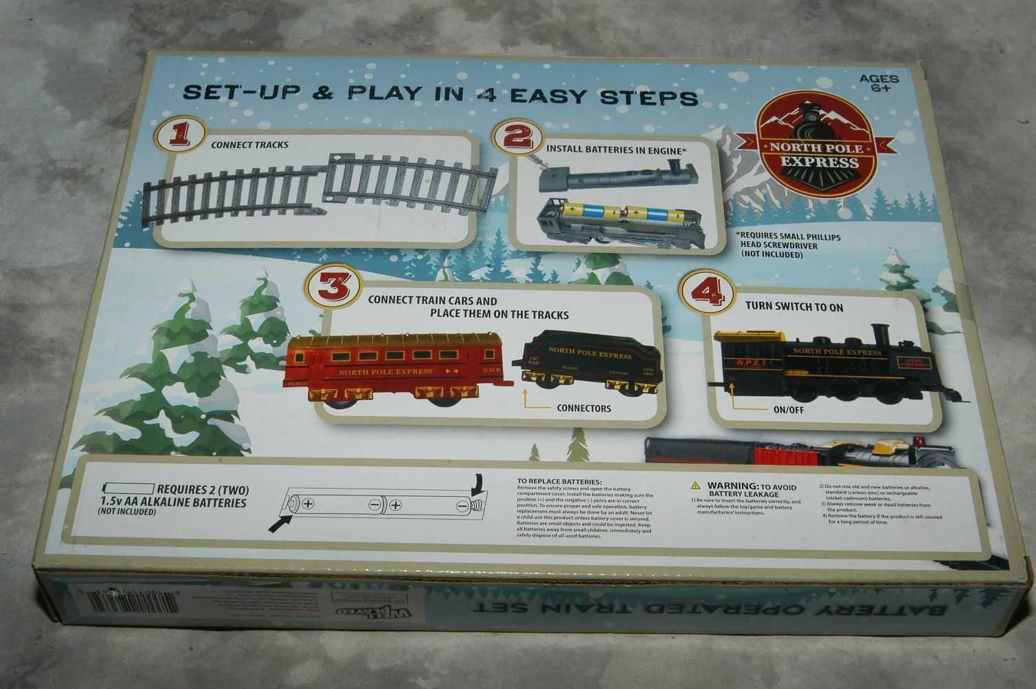 Polar Adventure Battery-Powered Train Playset - Image 2