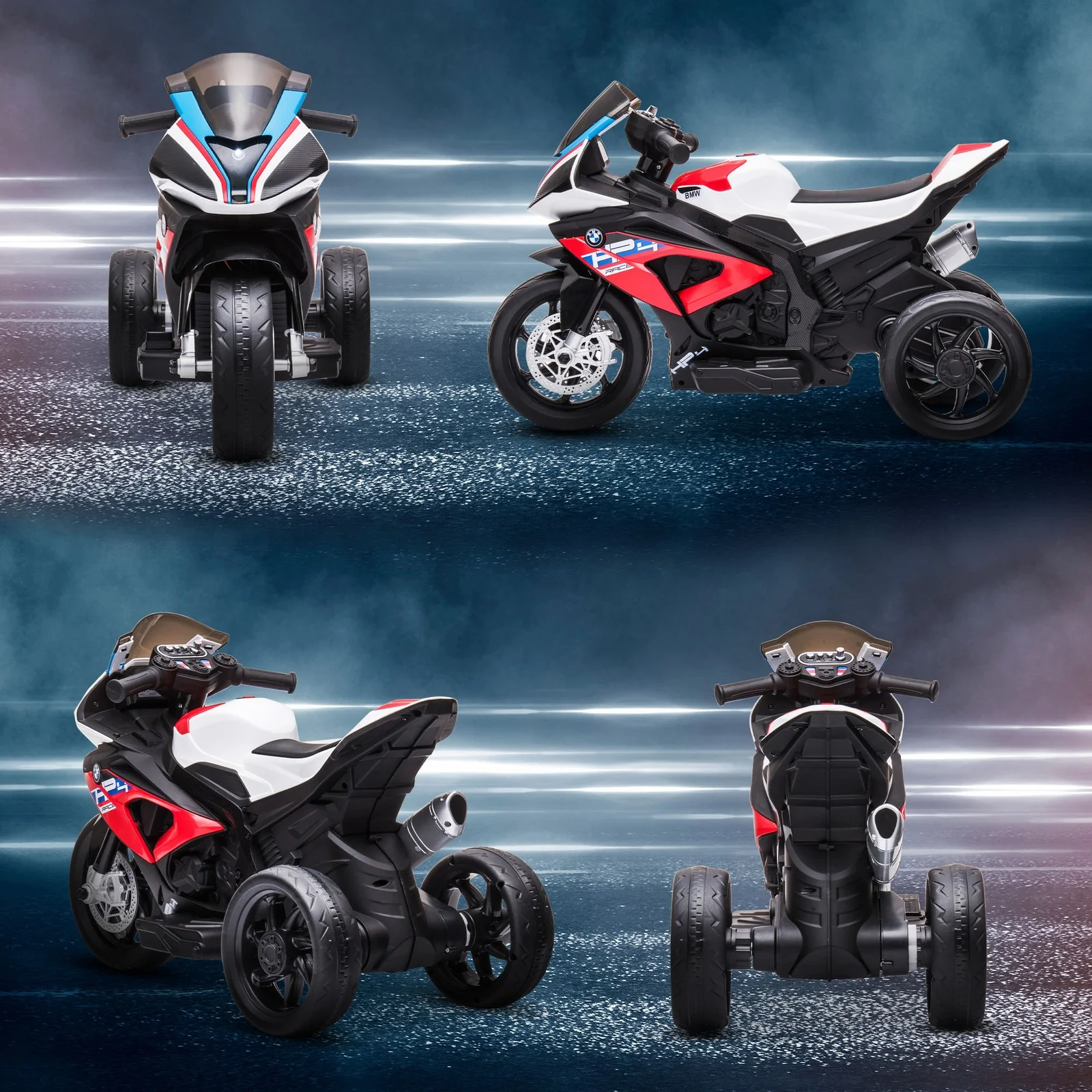 Electric Red Off-Road Ride-On Motorcycle Toy for Toddlers Ages 1.5 to 5 - Image 11