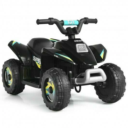 6V Electric Ride-On Toy for Toddlers and Kids in Black