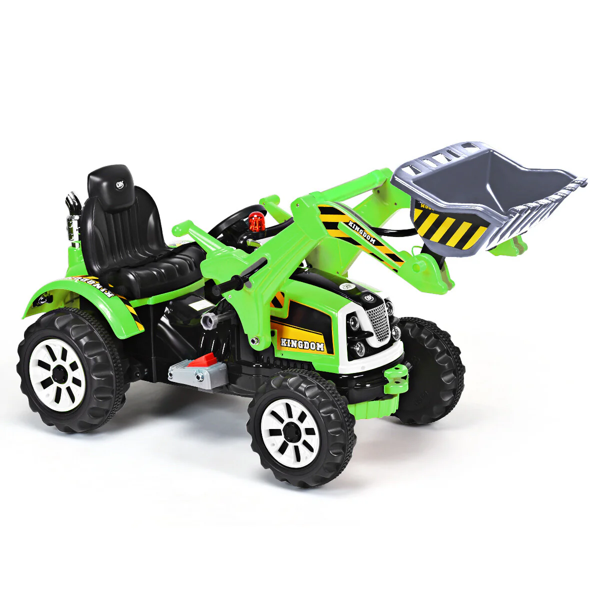 12V Battery-Powered Kids Ride-On Excavator Truck with Front Loader Digger for Outdoor Play - Image 7