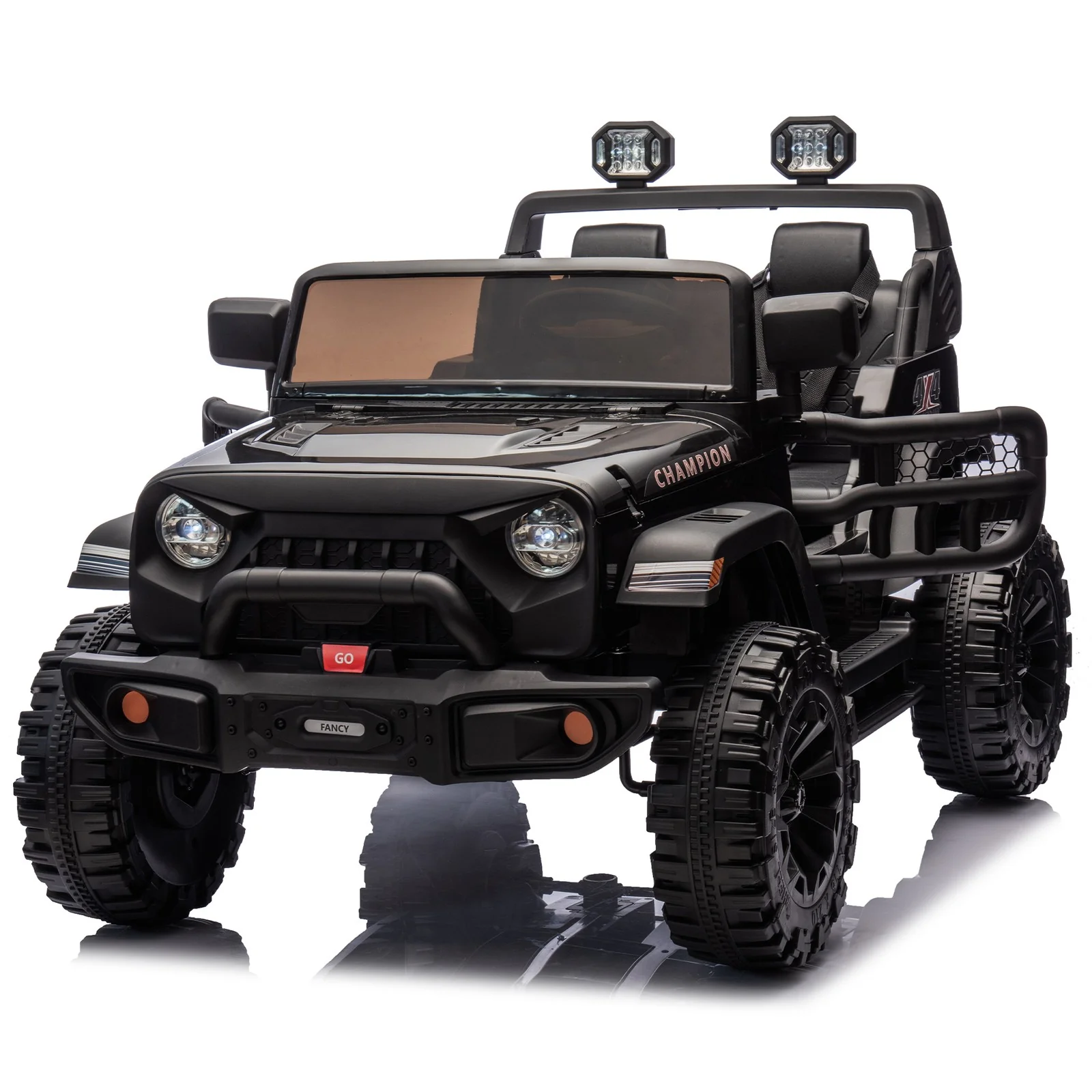 24V Kids Electric Ride-On Car with Remote Control, Searchlight, MP3 Player, Adjustable Speed 1.86-4.35 MPH - Image 3