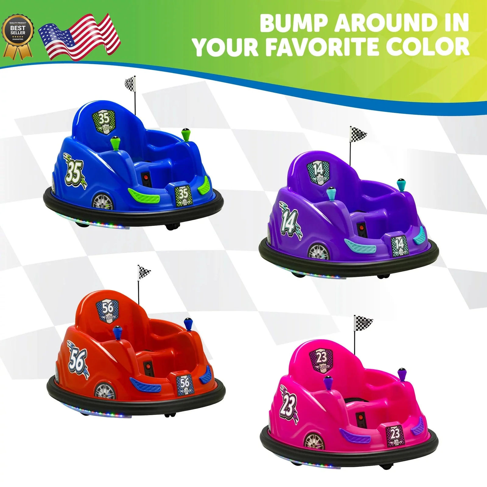 6V Battery-Powered Electric PAW Patrol Bumper Ride-On Car - Image 8