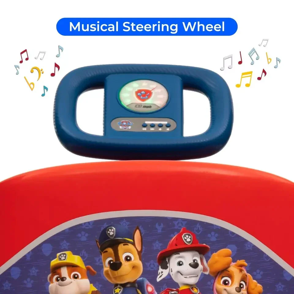 Paw Patrol Chase 6V Electric Ride-On Go-Kart for Kids with Lights - Image 6