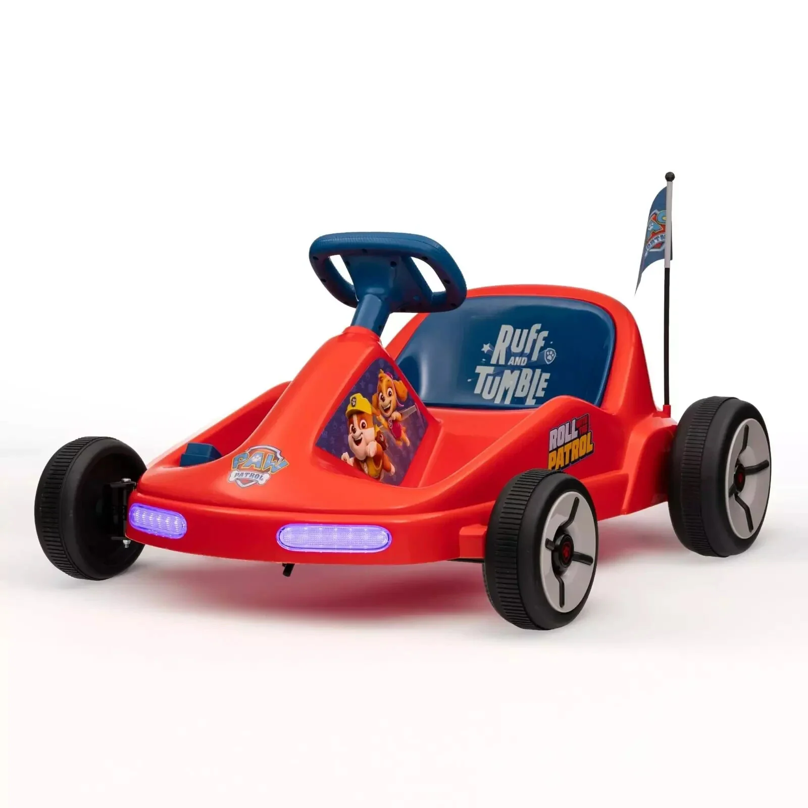 Paw Patrol Chase 6V Electric Ride-On Go-Kart for Kids with Lights - Image 8