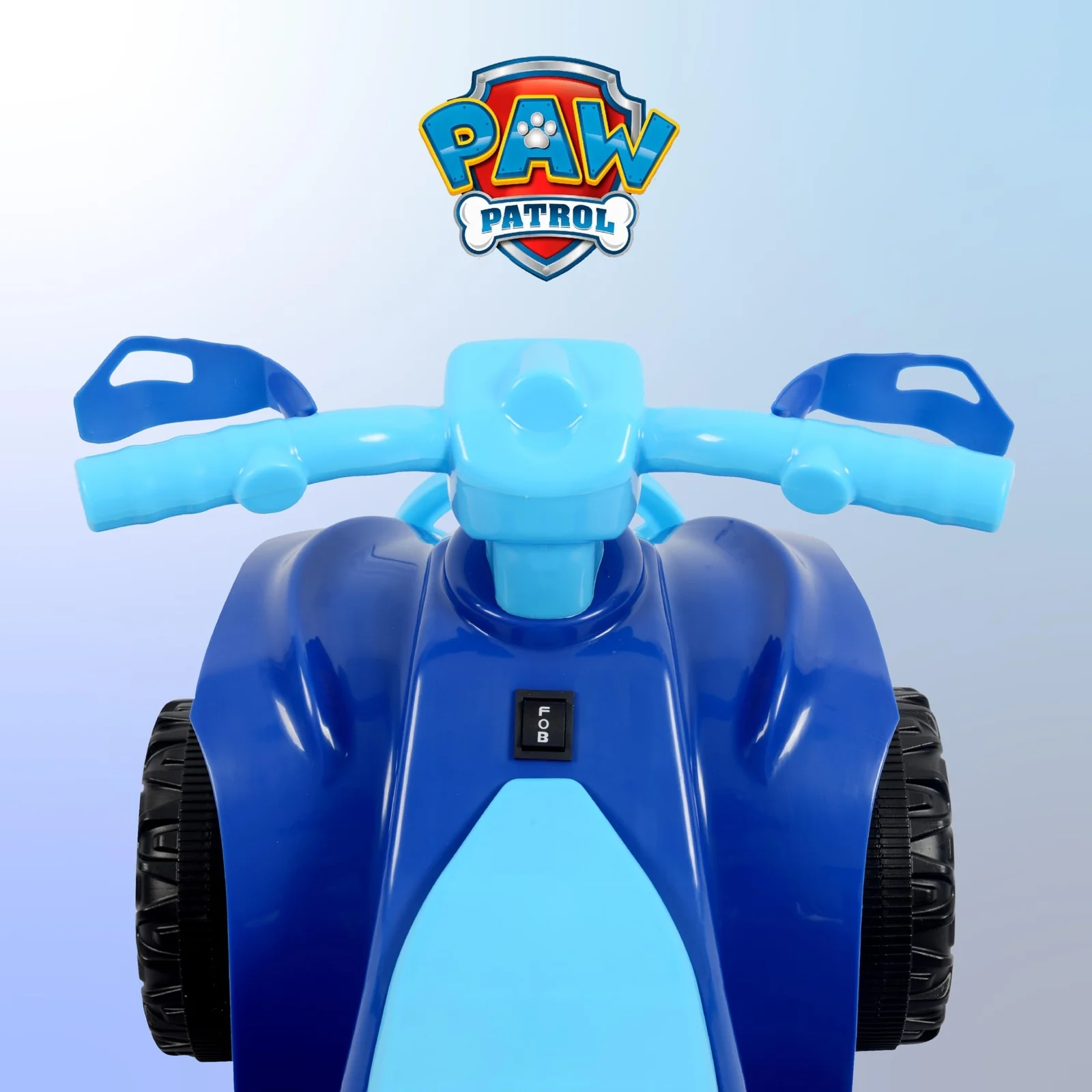 Paw Patrol Chase 6V Quad Ride-On Toy for Kids with Rechargeable Battery and Safety Features - Image 3