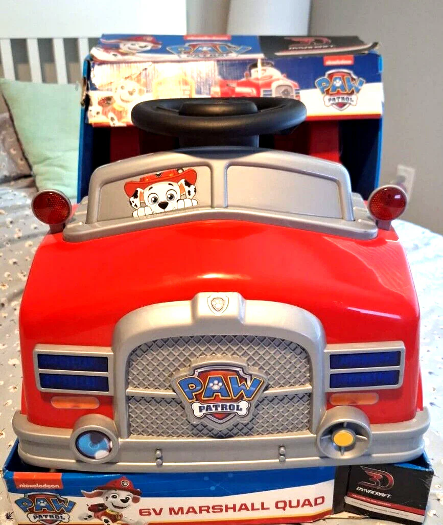 Kids 6V Ride-On Quad Car Toy with Paw Patrol Design - Image 3
