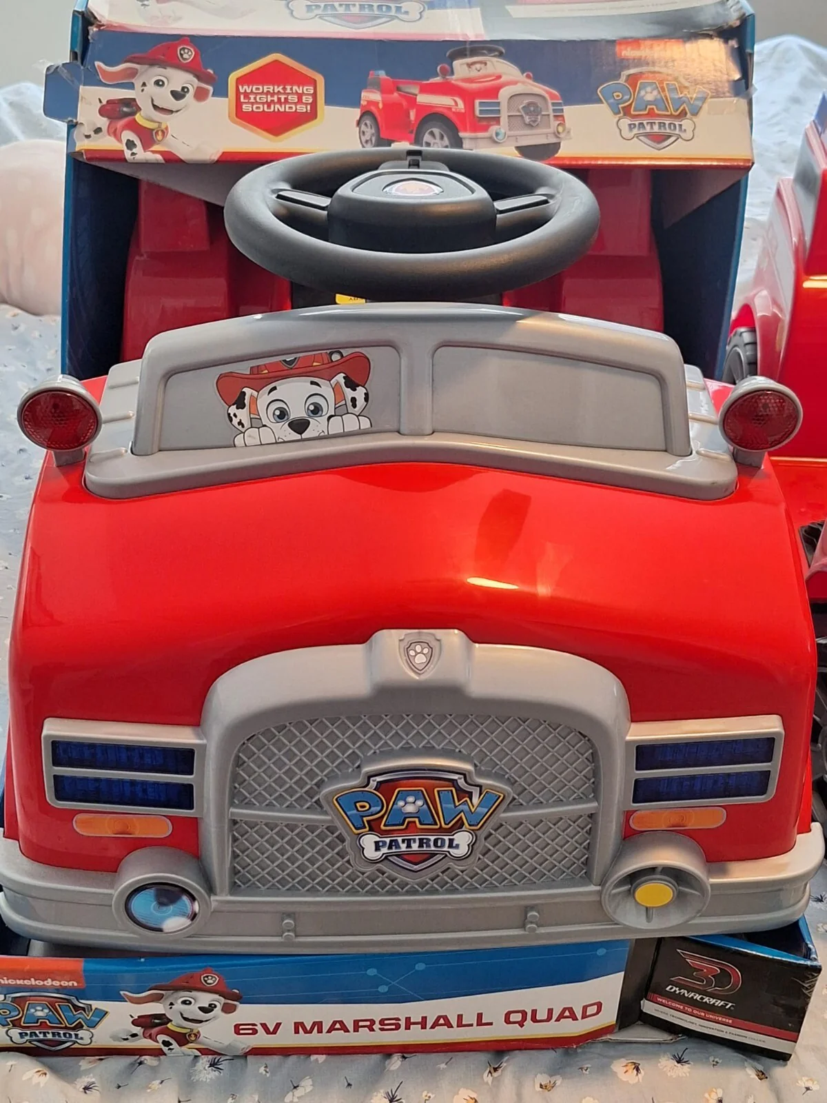 Kids 6V Ride-On Quad Car Toy with Paw Patrol Design - Image 4
