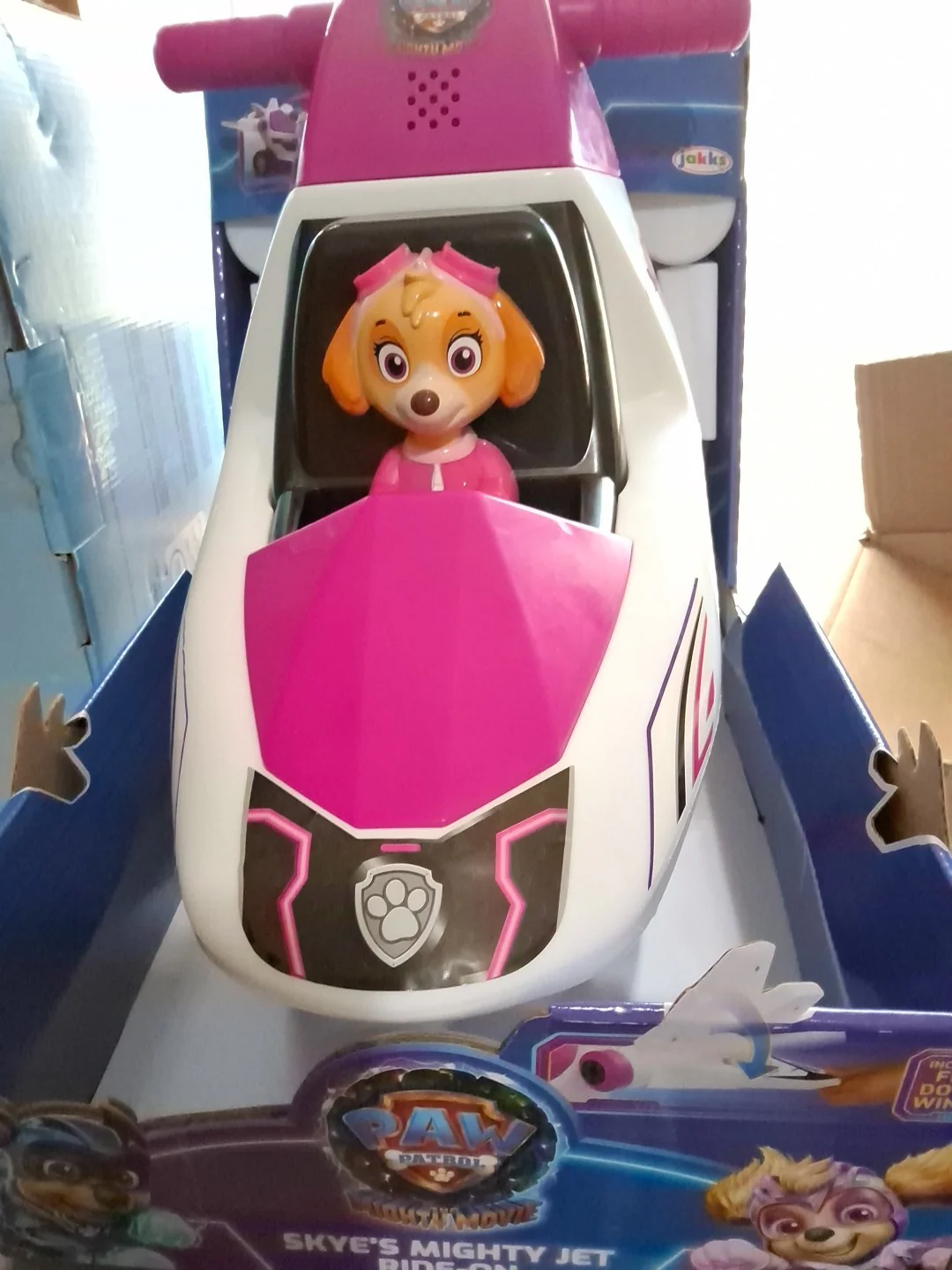 Paw Patrol Skye Mighty Jet Toddler Ride-On Toy Ages 1-3 - Image 3