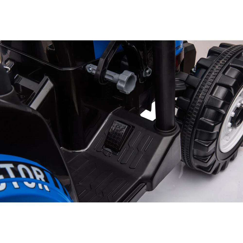 Kids' Pedal Tractor with Functional Loader and Backhoe Ride-On Toy - Image 5