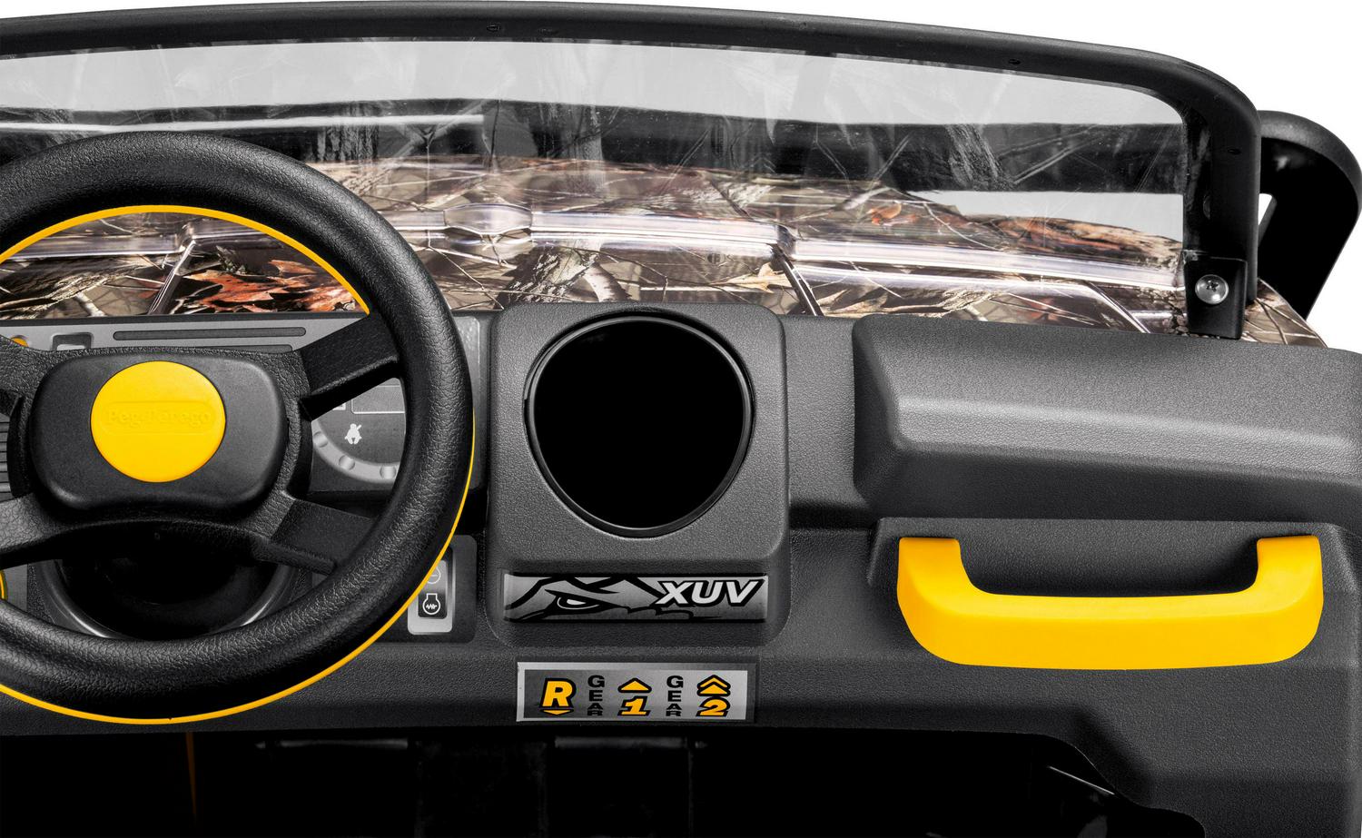 Peg Perego John Deere Gator XUV 12 Volt Ride-on Vehicle - Camouflage - Image 14
