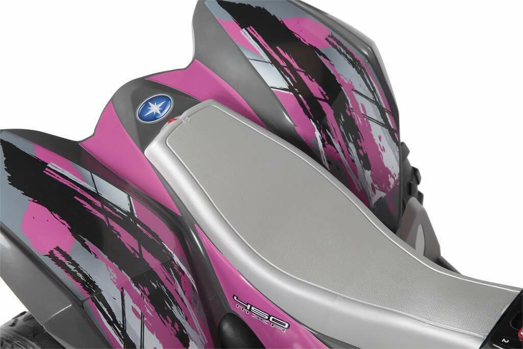 Peg Perego Polaris Kids' ATV Quad Car Motor Toy - Pink for Girls - Image 4