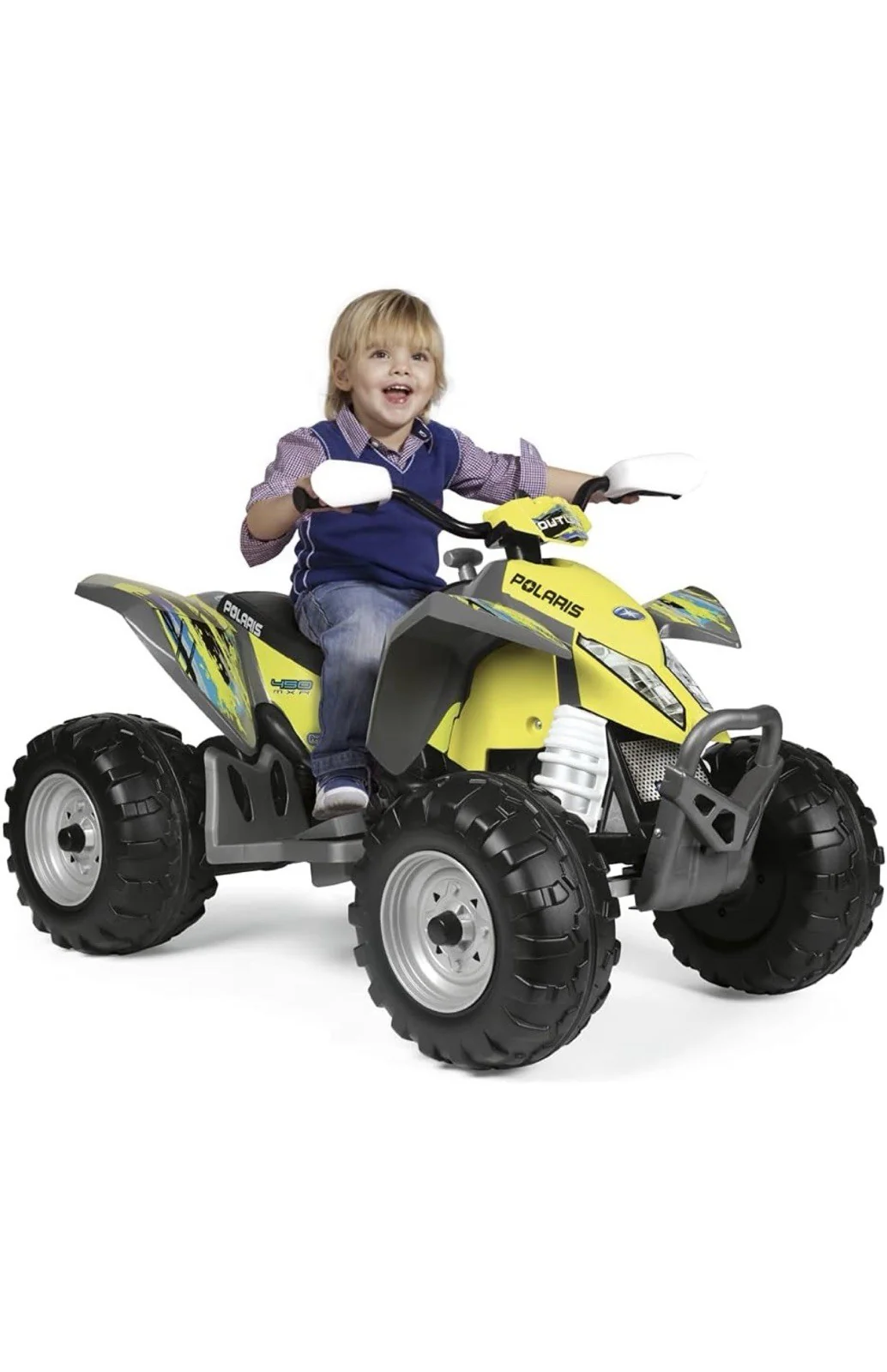 Polaris Outlaw Front Black Replacement Wheels for Ride-On Vehicle - Image 3