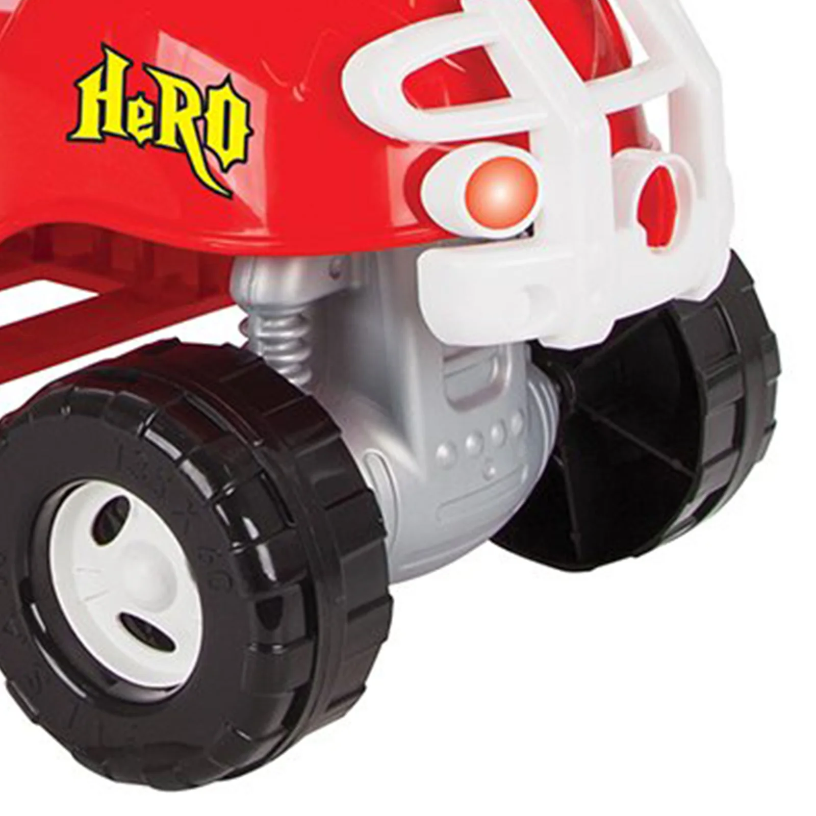 Hero Pedalless Ride-On ATV for Kids with Horn, Suitable for Ages 36 Months and Up, Red - Image 4