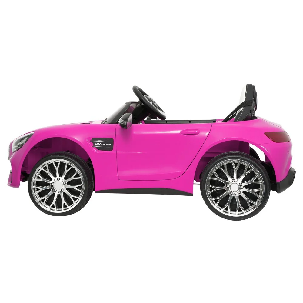 Pink 12V 2-Seater Ride-On Car with 2WD, Remote Control, Bluetooth, MP3, and LED Lights - Image 10