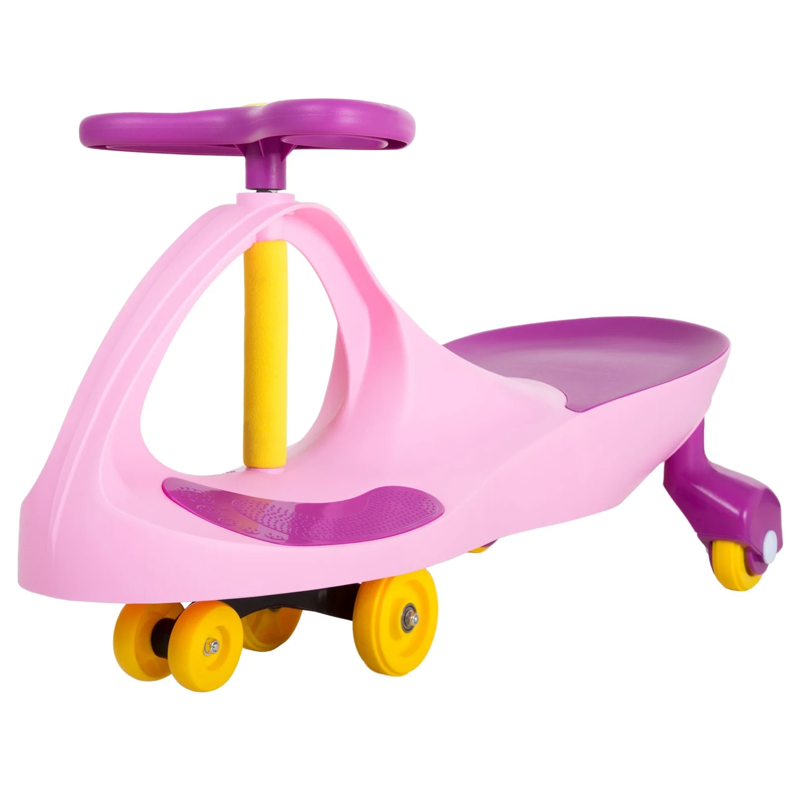 Pink and Purple Wiggle Ride-On Car Toy for Kids to Develop Motor Skills - Image 9