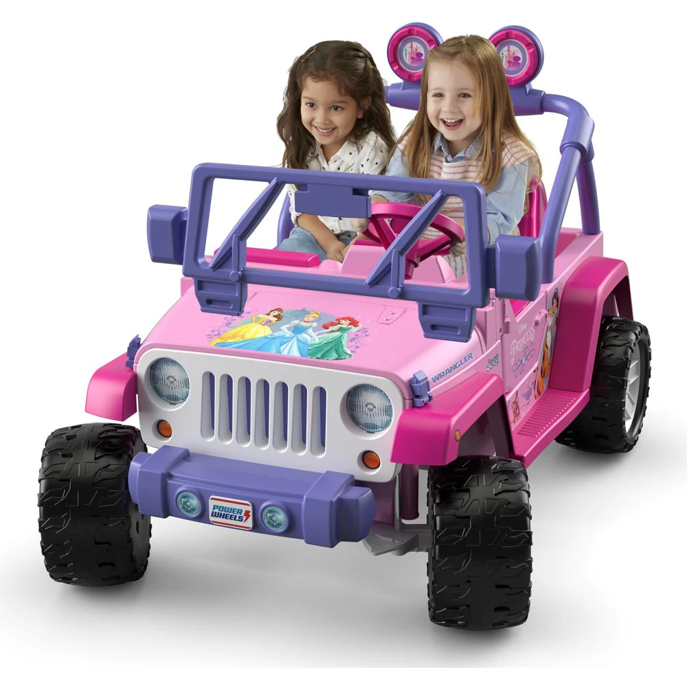 Pink Princess Electric Car Toy Truck SUV Ride On for Kids with Sound Effects - Ideal for Girls - Image 11