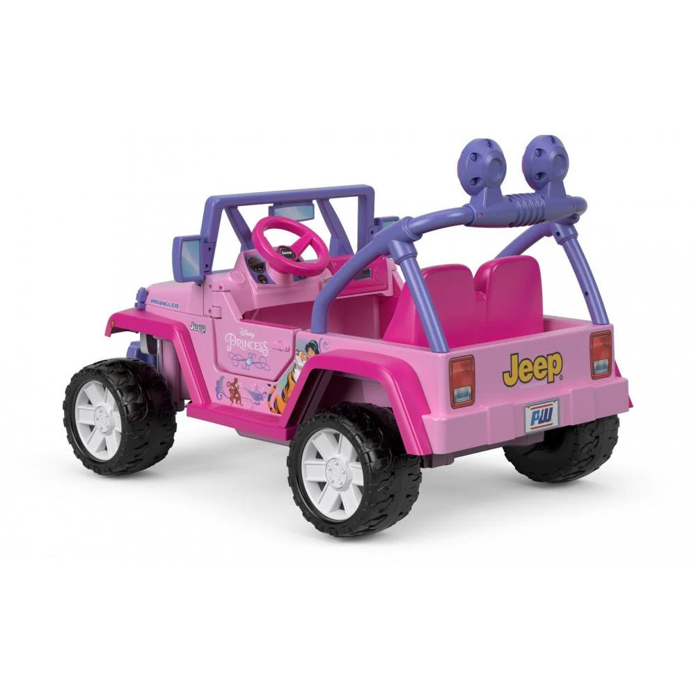 Pink Princess Electric Car Toy Truck SUV Ride On for Kids with Sound Effects - Ideal for Girls - Image 4
