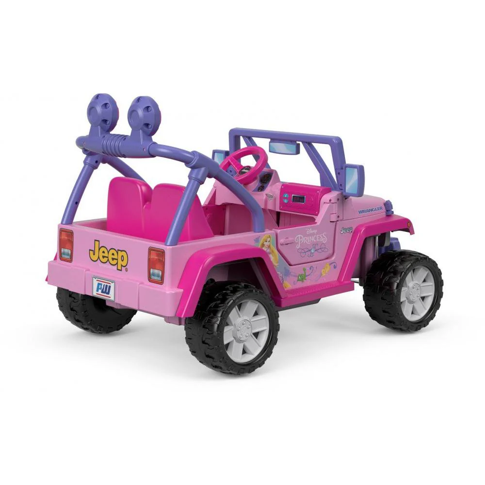 Pink Princess Electric Car Toy Truck SUV Ride On for Kids with Sound Effects - Ideal for Girls - Image 6