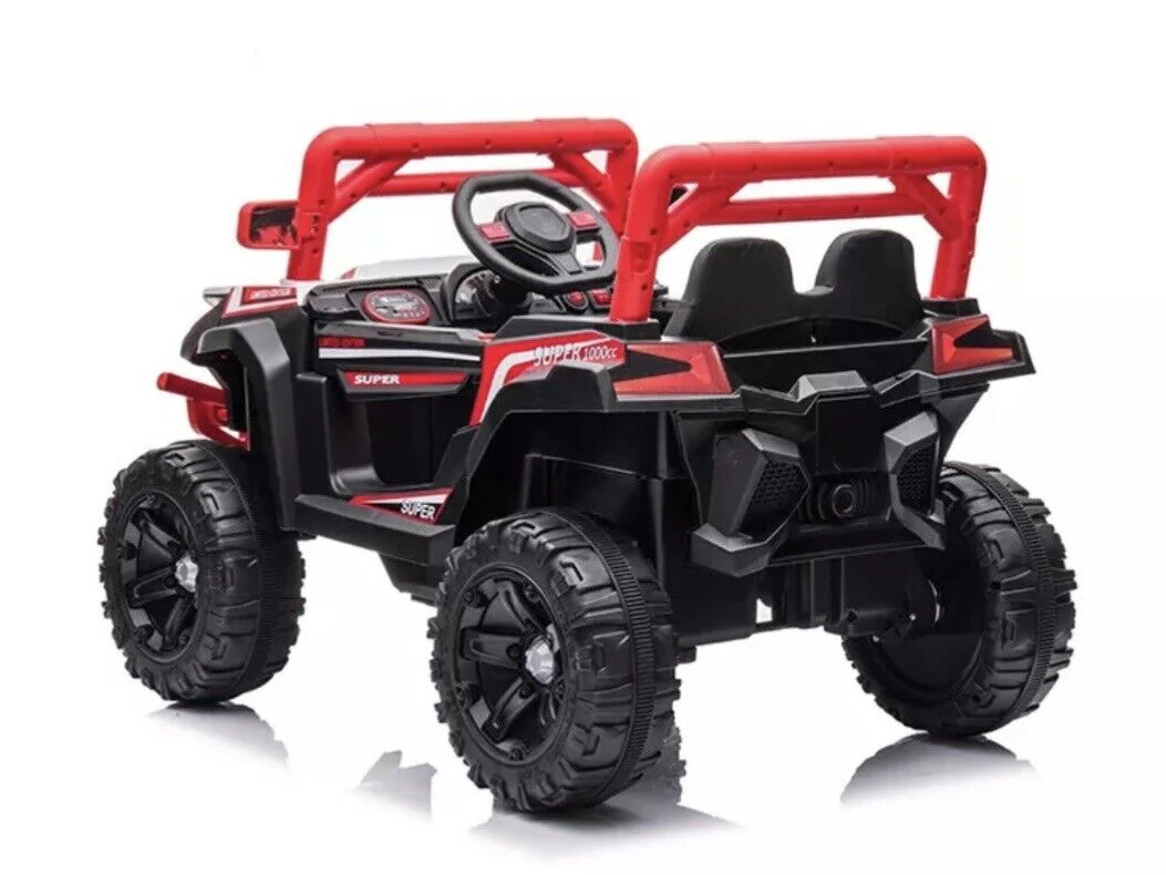PINK UTV Ride On Car for Kids with Remote Control and Sound System - Image 4