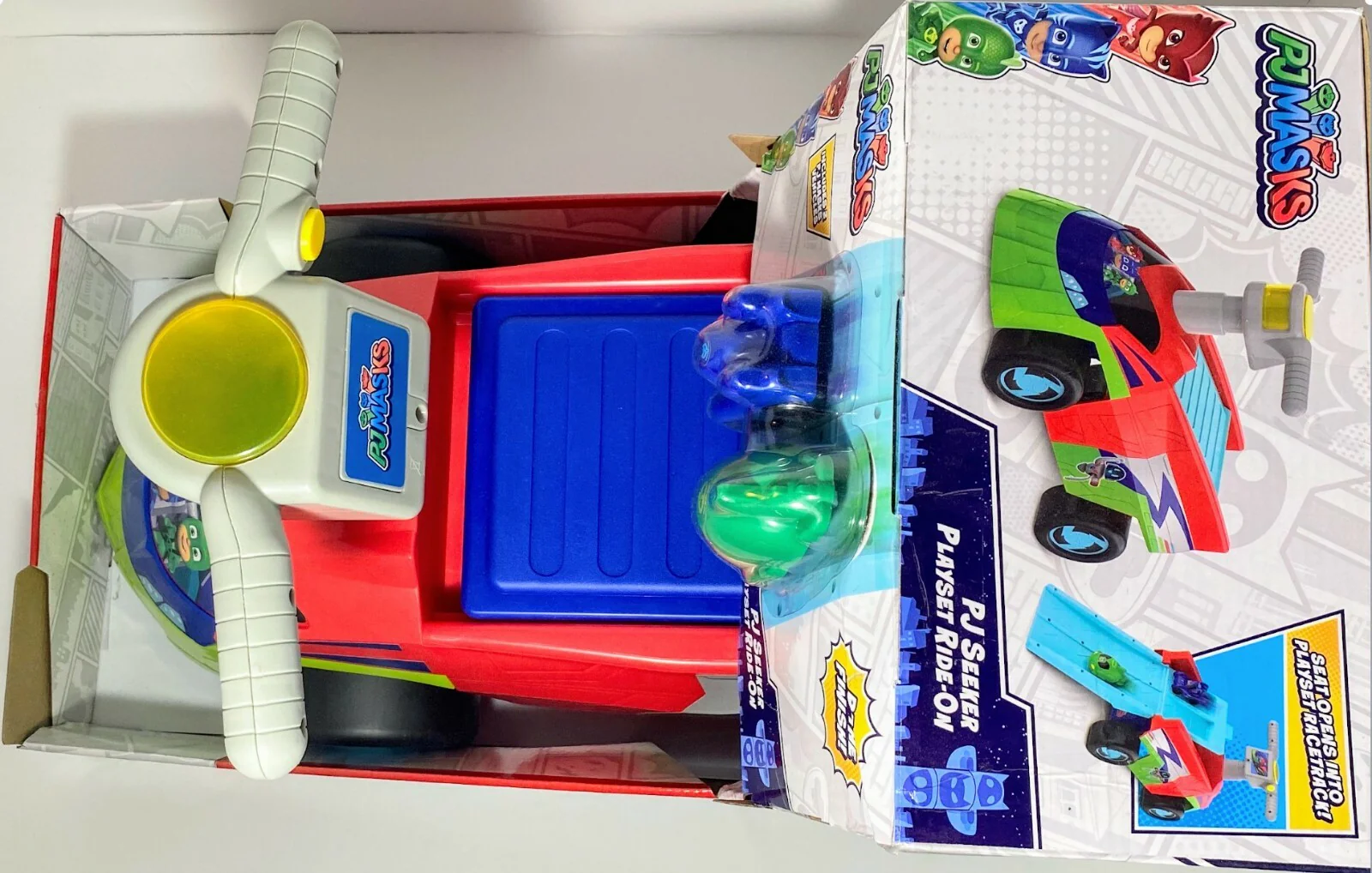 Seeker Ride-On Toy with Masks, 2 Mini Vehicles, and Sounds for Kids Ages 1-3 Years - Image 8