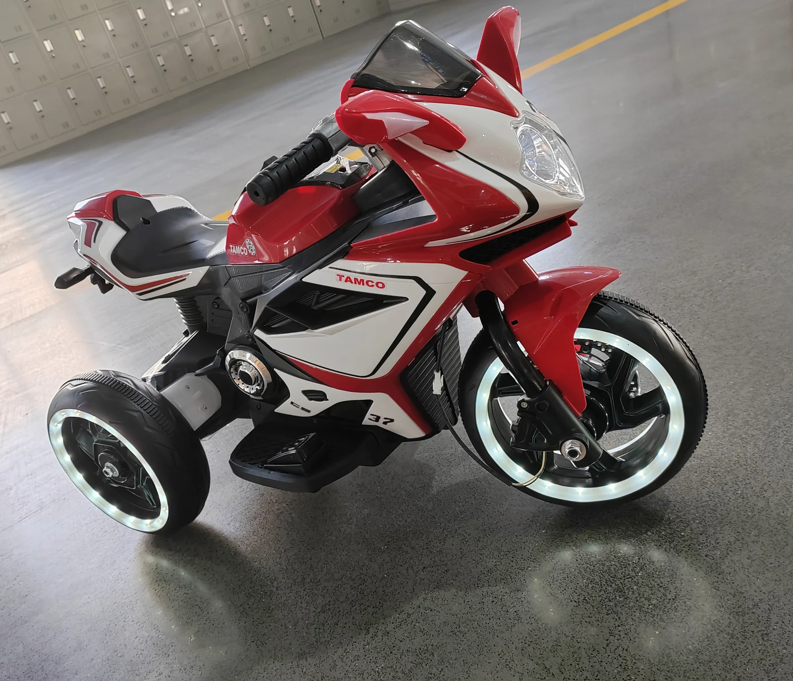 6V Red Plastic Kids Electric Motorcycle Toy - Image 7