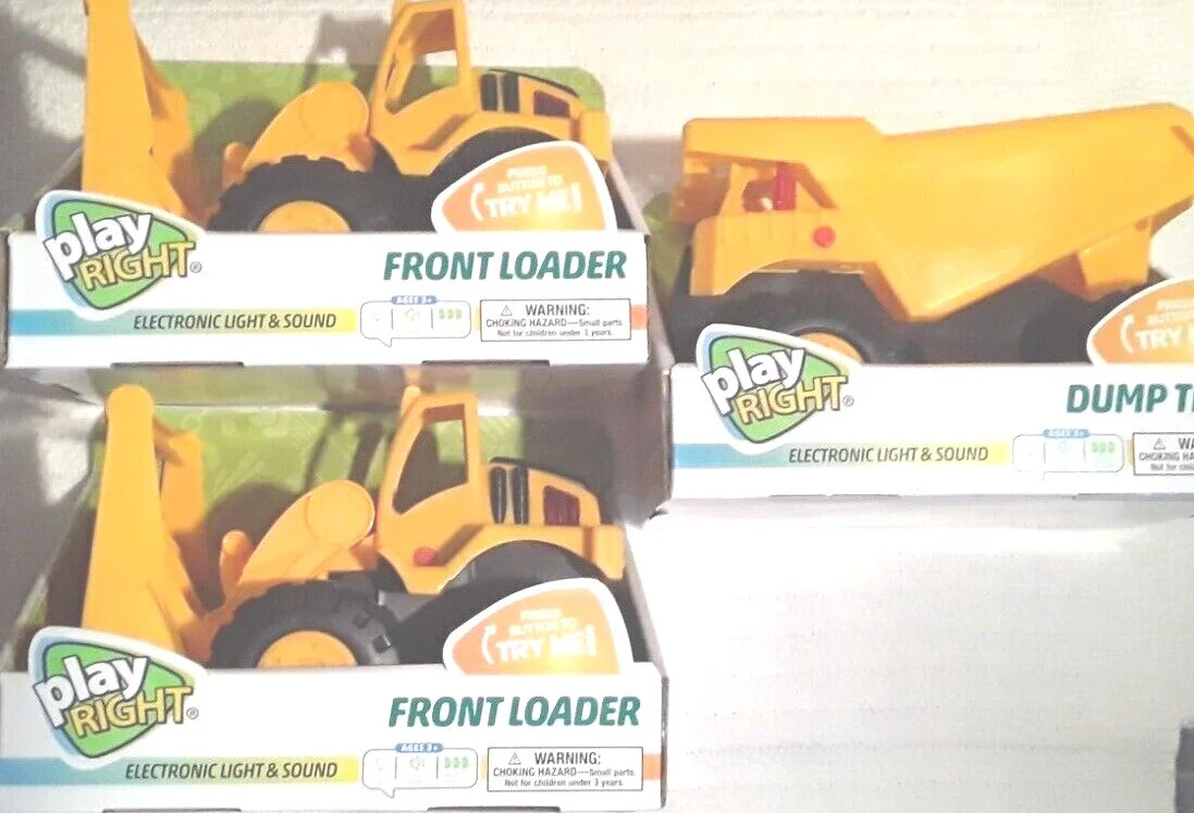 Exciting Construction Playset with Front Loader, Dump Truck, and Bulldozer Sounds and Lights