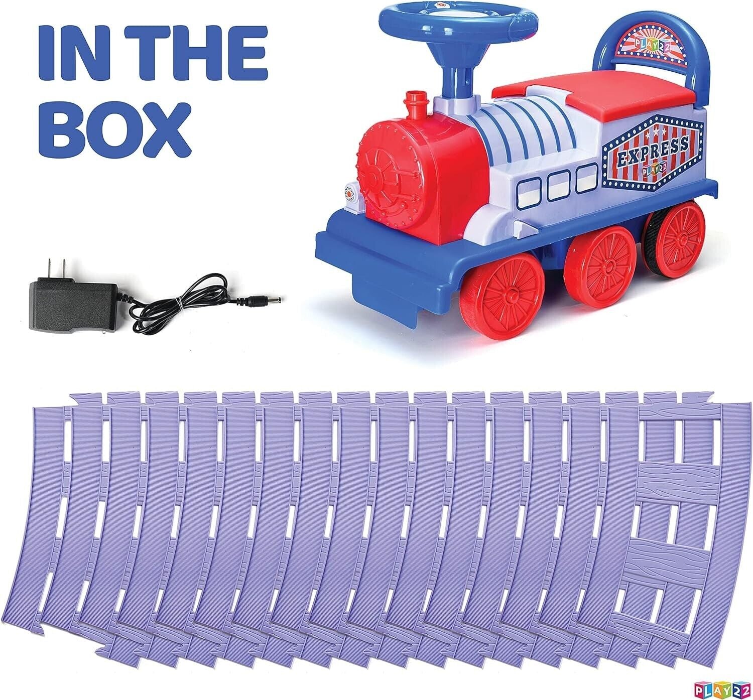 Play22 Electric Ride On Train Set with Tracks - Interactive Toy Train for Kids - Image 8
