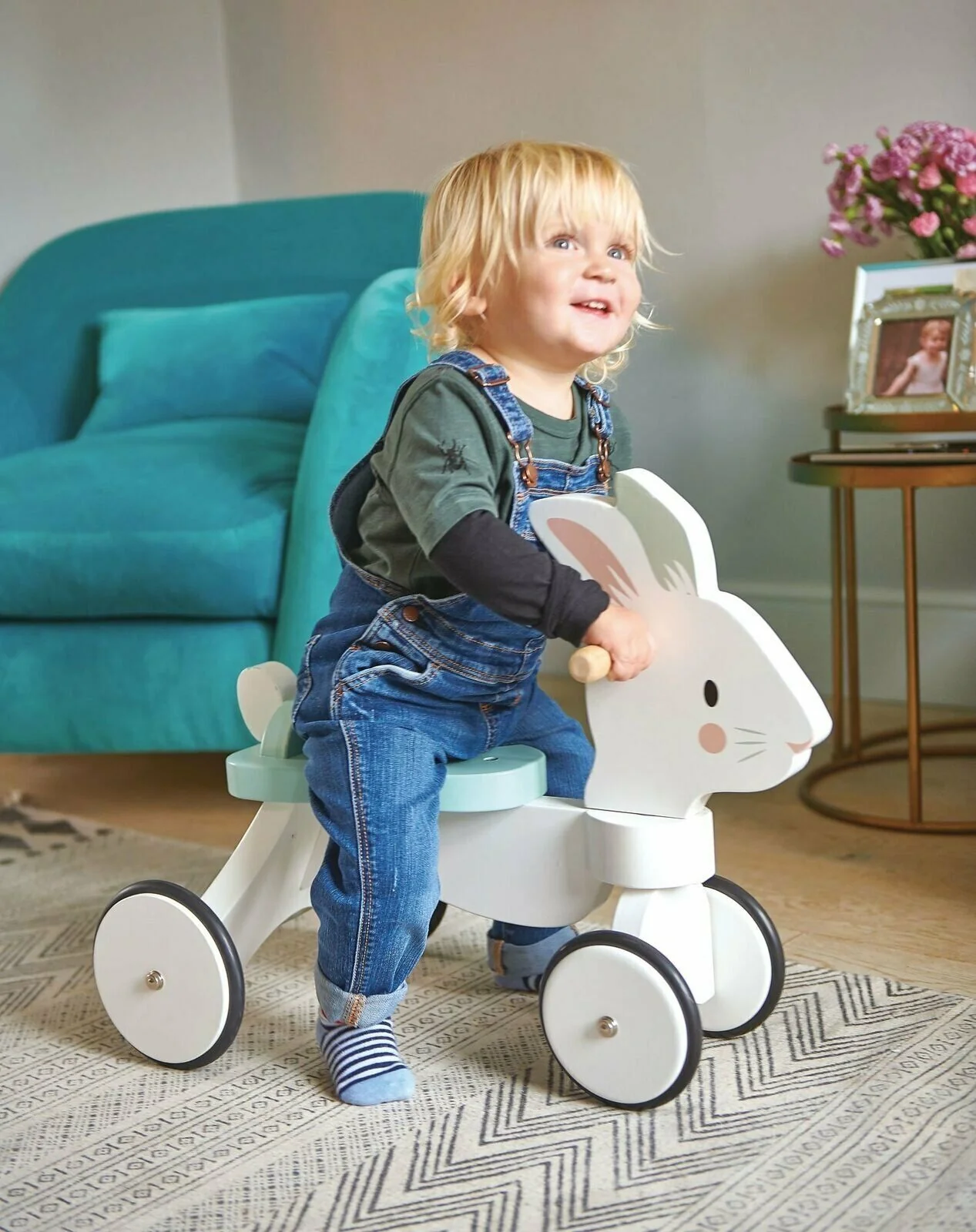 Playful Running Rabbit Ride On by Tender Leaf Toys - Image 9