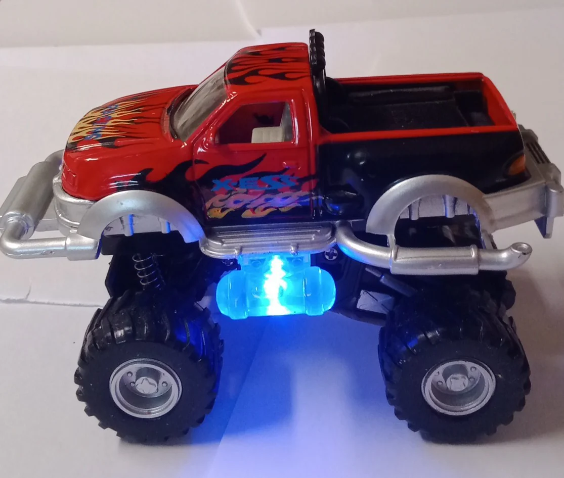 Red Push-Back Monster Truck by Playmaker Toys - Image 10