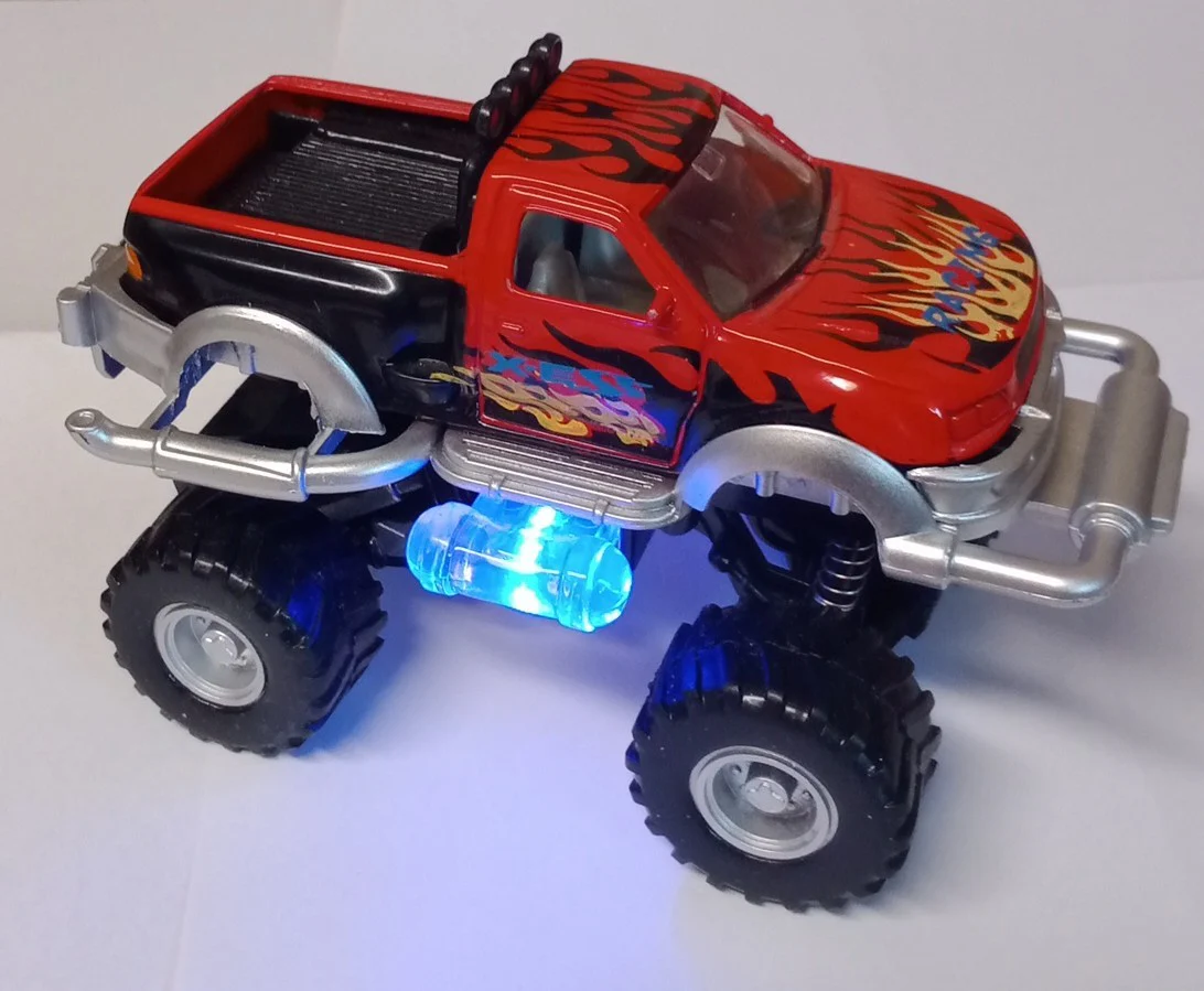 Red Push-Back Monster Truck by Playmaker Toys - Image 2