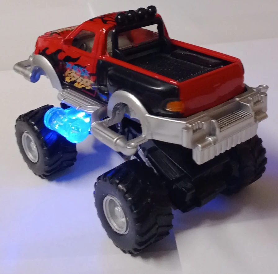 Red Push-Back Monster Truck by Playmaker Toys - Image 5