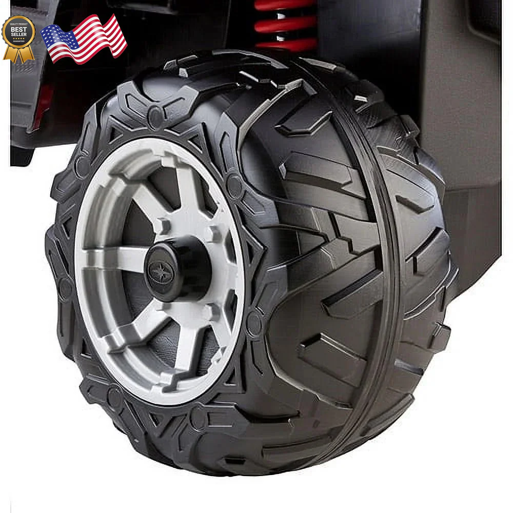12-Volt Battery-Powered Red Ride-On Polaris Ranger RZR 900 Toy Vehicle - Image 7