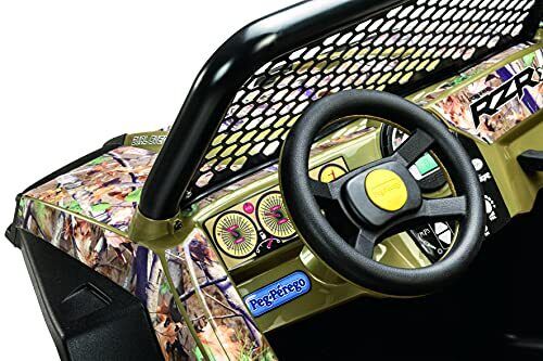 Polaris RZR 900 CAMO Electric Ride-On, Multi-Hued, Age 12 and Up - Image 6