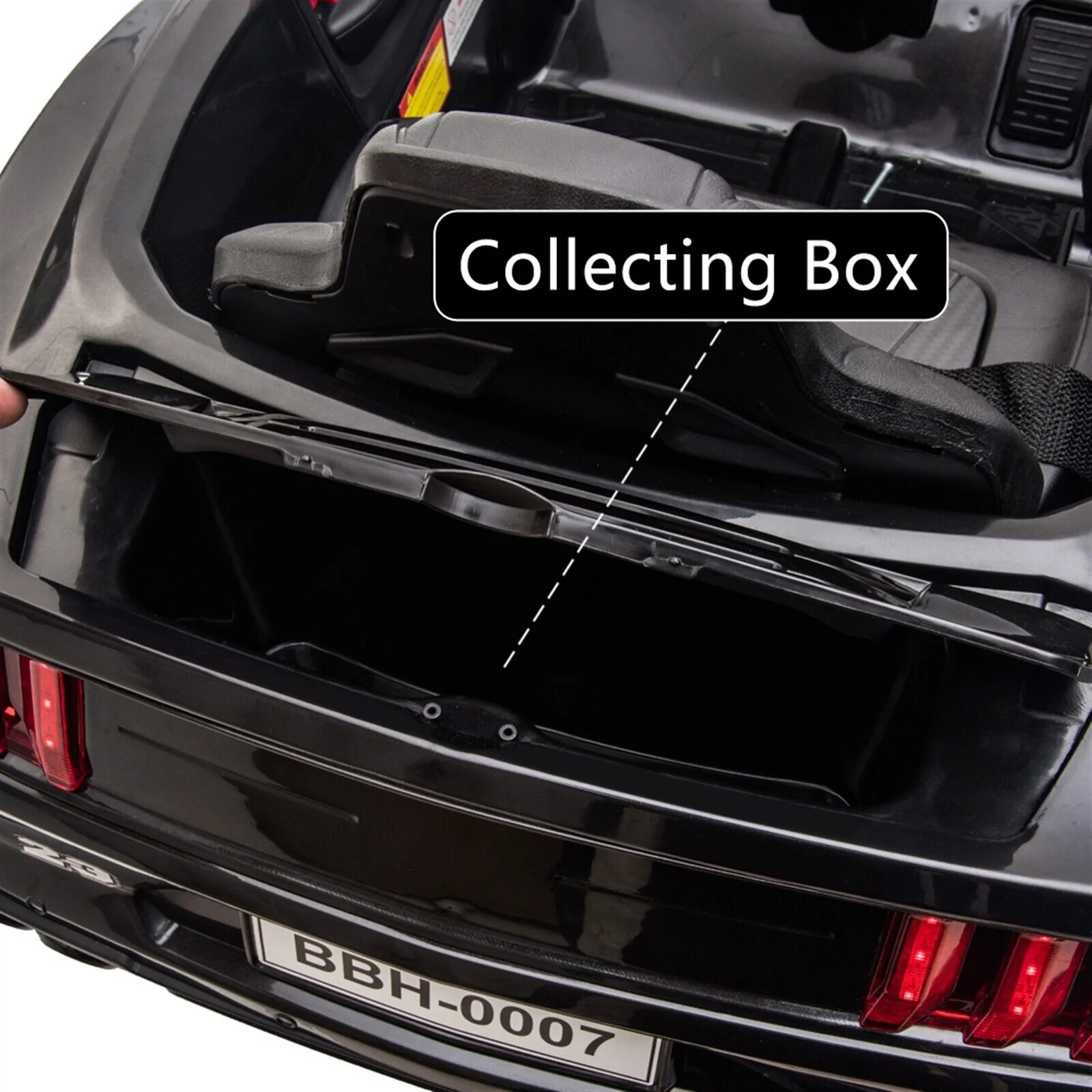 Police Sports Car for Kids with Remote Control, LED Lights, and Siren - 12V - Image 11