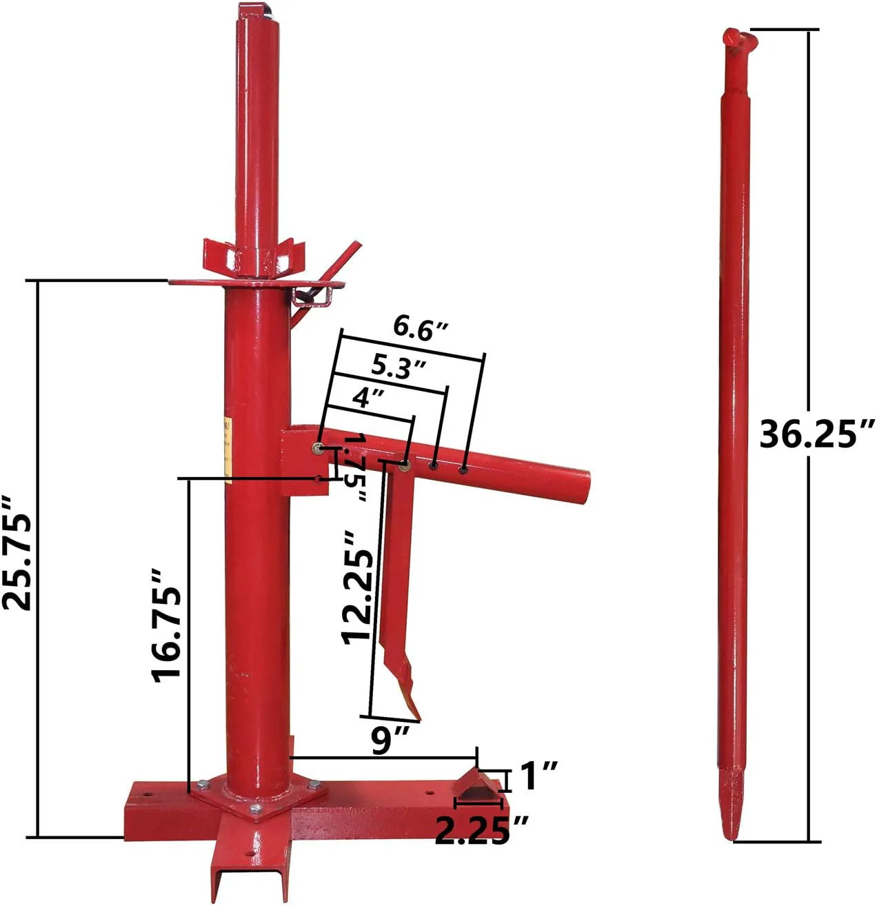 Portable Manual Tire Changer Machine for Car, Truck, and Motorcycle with Bead Breaker - Image 3