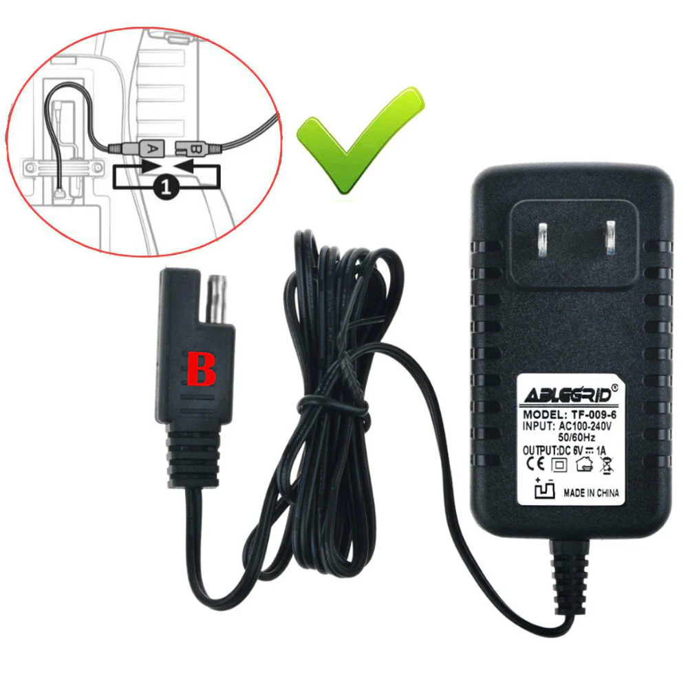 12V Power Charger Adapter for Mossy Oak Break-Up Infinity KT1210 Ride-On Vehicle - Image 6