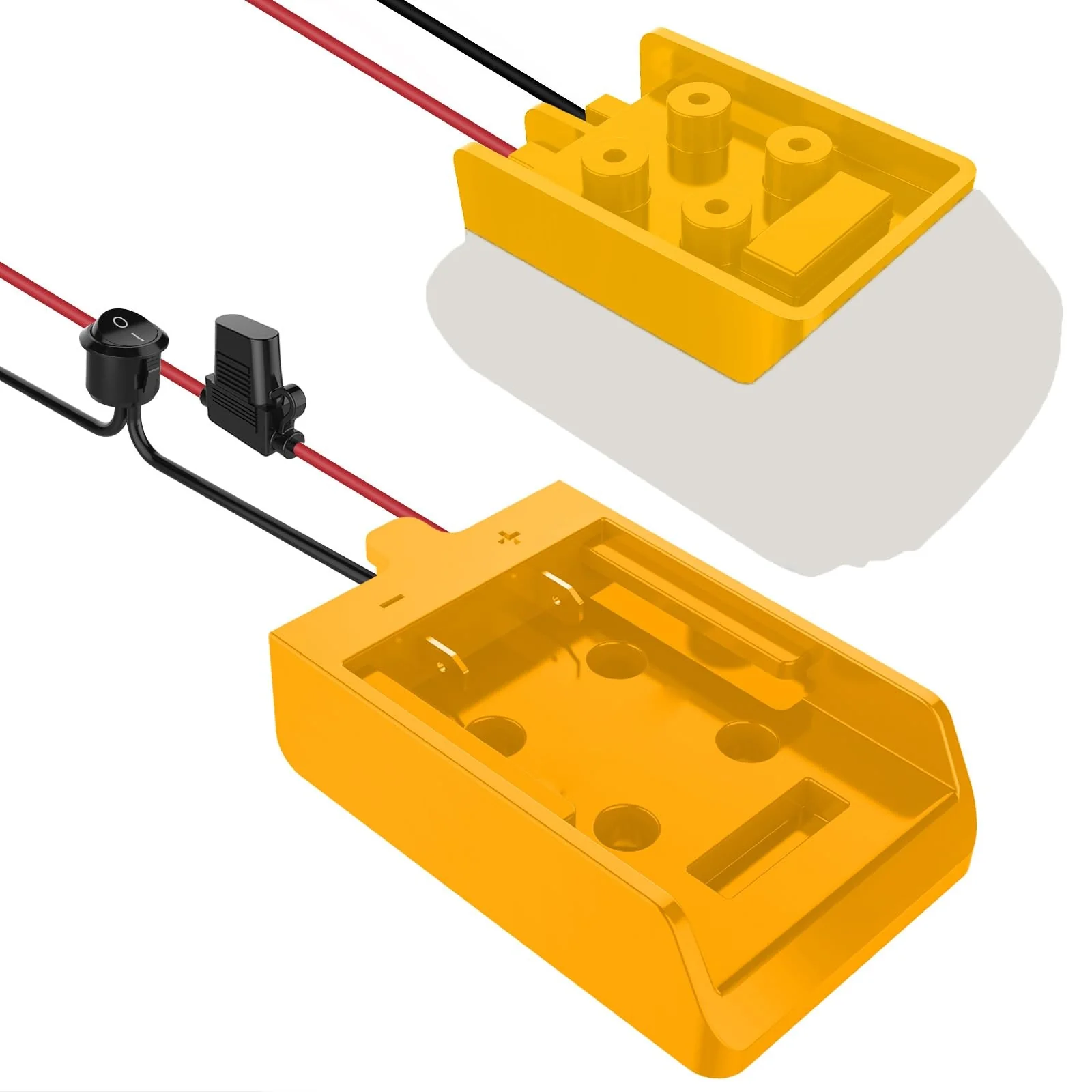 Power Wheel Adapter with Fuse and Switch Secure Battery Adapter for 20V Lithium Battery