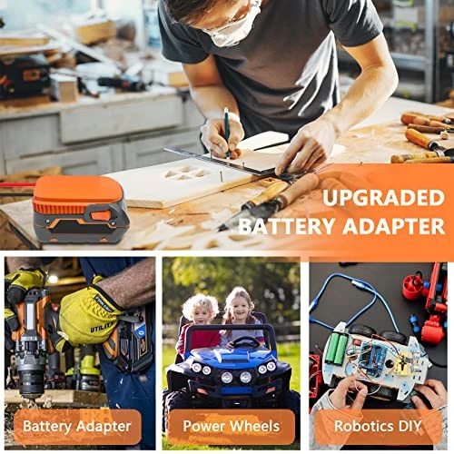 Ridgid AEG 18V Hyper Battery Dock Adapter for Power Wheels - Image 3