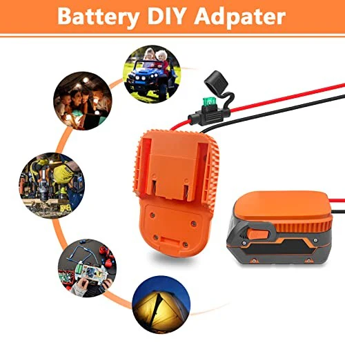 Ridgid AEG 18V Hyper Battery Dock Adapter for Power Wheels - Image 4