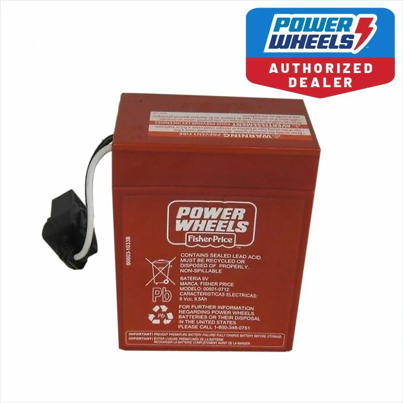 Genuine 6V Red Power Wheels Replacement Battery with 1-Year Warranty - Image 4
