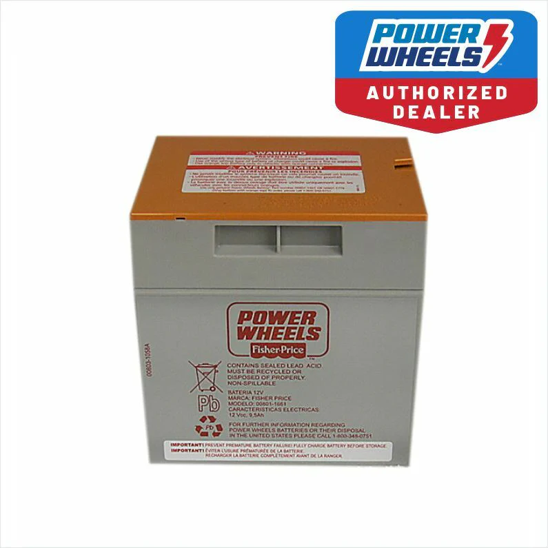 Power Wheels 00801-1776 Gray and Orange 12V Battery Ride-On Vehicle with 1-Year Warranty