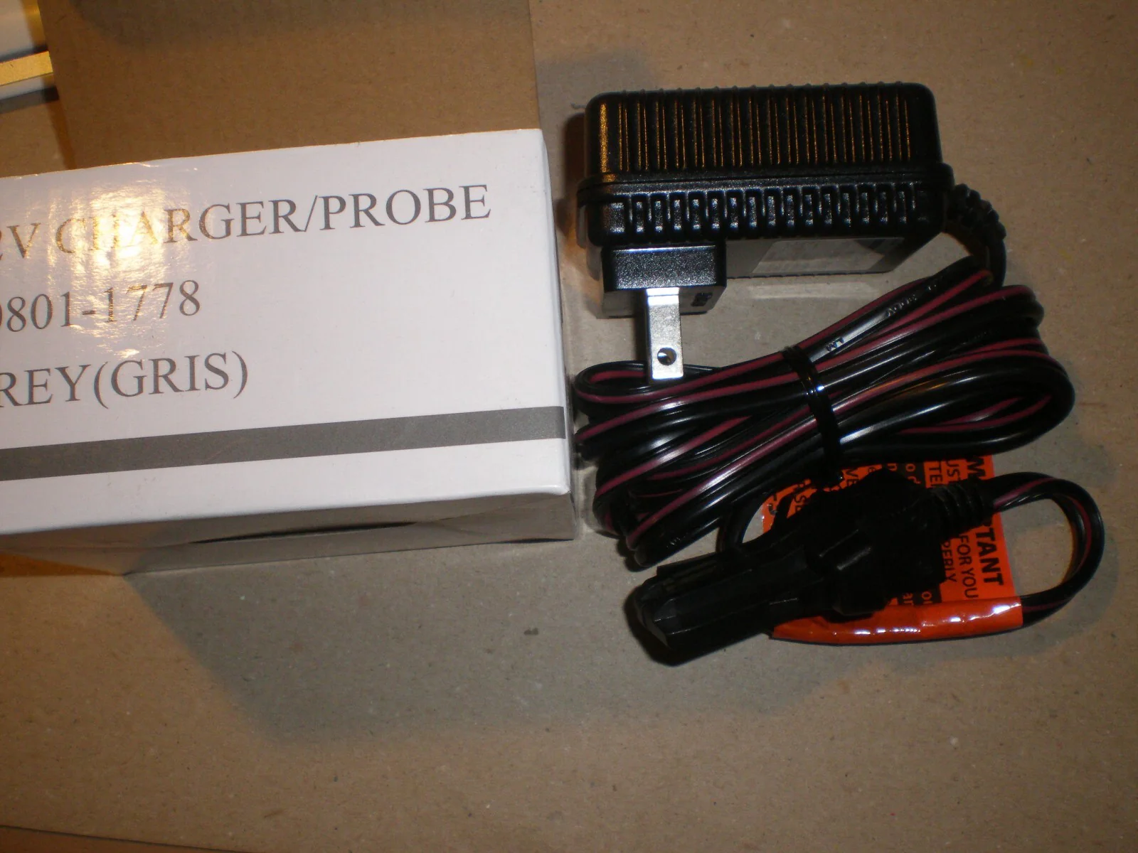 12V 1 Amp Charger for Grey Battery Cube with Power Wheels Compatibility - Image 2