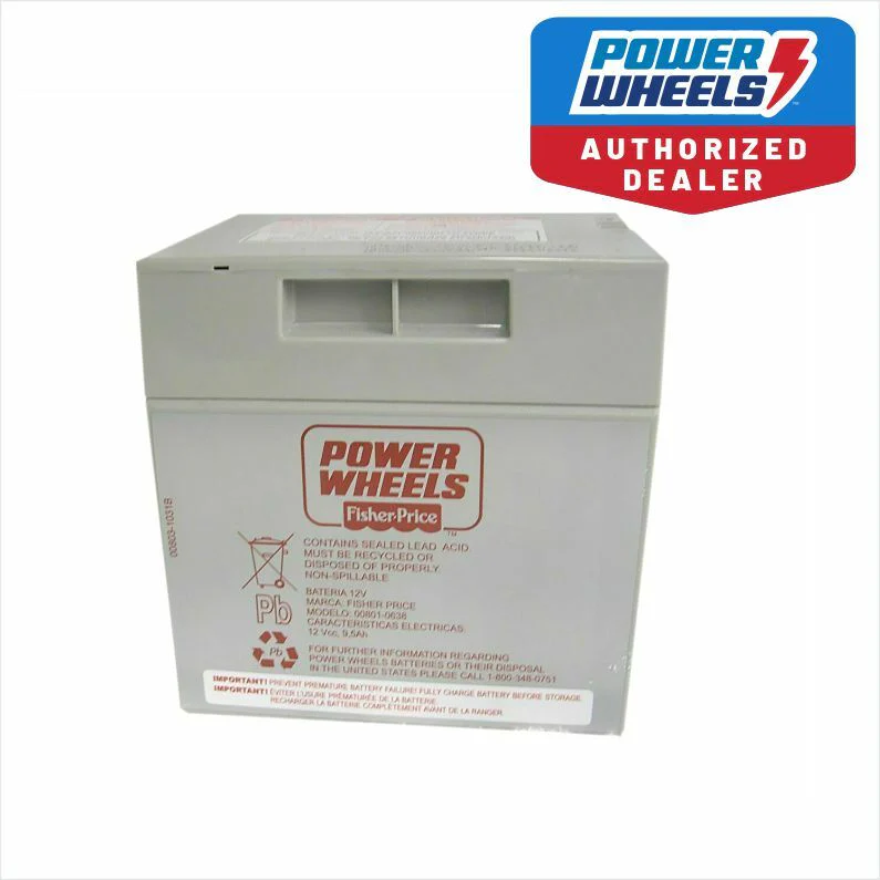 Power Wheels 12 Volt Genuine Grey Battery 00801-1869