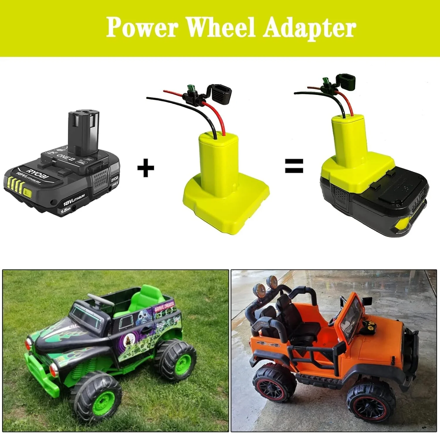 18V Battery Conversion Kit with Replaceable Fuse for Power Wheels Safe and Reliable - Image 4
