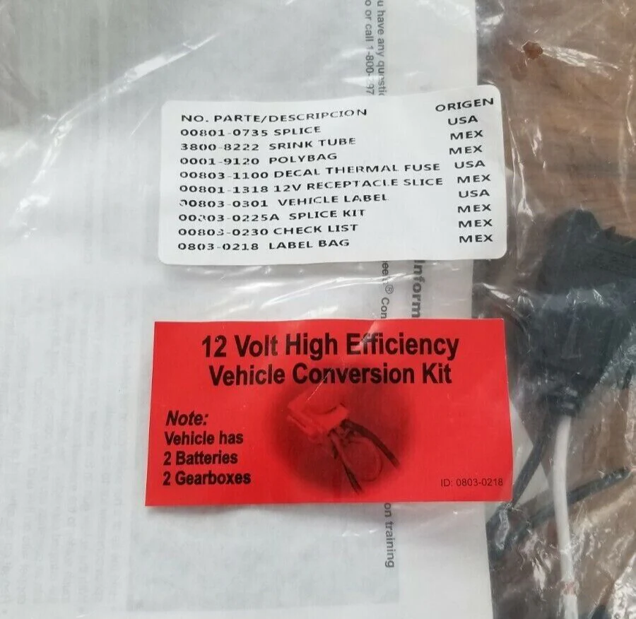 12V High-Efficiency Power Wheels Splice Conversion Kit 3900-2362 / 0803-0218